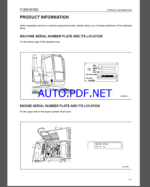 Komatsu PC228US-3,PC228USLC-3 HYDRAULIC EXCAVATOR Operation and Maintenance Manual(UEAM002602)