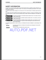 Komatsu PC240LC-11,PC240NLC-11 HYDRAULIC EXCAVATOR Operation and Maintenance Manual(UENAM01144)