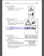 KOMATSU PC78UU-11 HYDRAULIC EXCAVATOR Operation and Maintenance Manual(PEN02017-00)