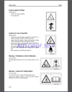 KOMATSU PC138US-11E0 HYDRAULIC EXCAVATOR Operation and Maintenance Manual(PEN01835-02)