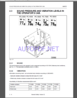 KOMATSU PC5500-11 HYDRAULIC MINING EXCAVATOR Operation and Maintenance Manual(OMM 15184-D-EN-11T2-P1-1.0)