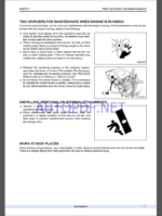 Komatsu PC138US-10 HYDRAULIC EXCAVATOR Operation and Maintenance Manual(WENAM00010)