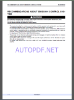 Komatsu PC80MR-5EO HYDRAULIC EXCAVATOR Operation and Maintenance Manual(WENAM00241)