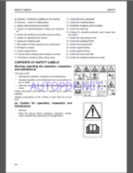 Komatsu PC228US -11,PC228USLC-11 HYDRAULIC MINING SHOVEL Operation and Maintenance Manual (PEN01274-00)