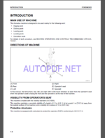 Komatsu PC228US -11,PC228USLC-11 HYDRAULIC EXCAVATOR Operation and Maintenance Manual(PEN01433-03)