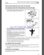 Komatsu PC210 -10 M0,PC210LC- 10M0 HYDRAULIC MINING SHOVEL Operation Maintenance Manual(KEAM120408)