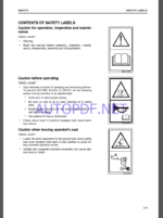 Komatsu PC228US -11,PC228USLC-11 HYDRAULIC EXCAVATOR Operation and Maintenance Manual(PENC1495-00)