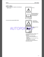 Komatsu PC200-8M1 HYDRAULIC EXCAVATOR Operation and Maintenance Manual(PENC0031-00)