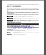 Komatsu PC128UU-2 HYDRAULIC EXCAVATOR Operation and Maintenance Manual(SEAM035500)