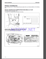 Komatsu PC78US-6 HYDRAULIC EXCAVATOR Operation and Maintenance Manual(TEN00004-00)