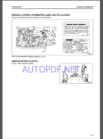 Komatsu PC78UU-6 HYDRAULIC EXCAVATOR Operation and Maintenance Manual(TEN00005-00)