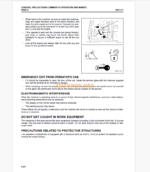 Komatsu PC490-11E0 DEMOLITION EXCAVATOR,PC490LC-11E0,PC490HRD-11E0 DUMP TRUCK Operation and Maintenance Manual(UENAM01912)