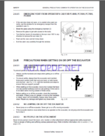 Komatsu PC3000-6 HYDRAULIC MINING SHOVEL Operation Maintenance Manual(OMM 06400-D-EN-T26-P1-1.0)