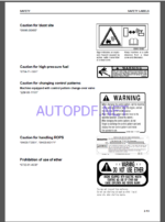 Komatsu PC360LC-11 HYDRAULIC EXCAVATOR Operation and Maintenance Manual(TEN00802-01)