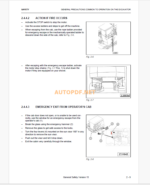 Komatsu PC3000-6 HYDRAULIC MINING SHOVEL Operation and Maintenance Manual (GZEAM06356-0)