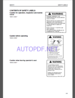 Komatsu PC238USLC-11 HYDRAULIC EXCAVATOR Operation and Maintenance Manual(TEN00945-02)