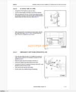 Komatsu PC3000-6 HYDRAULIC MINING EXCAVATOR Operation and Maintenance Manual (OMM 06335-xD-GB-0)