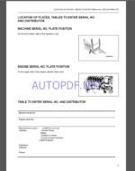 Komatsu PC160-6K,PC180LC-6K,PC180NLC-6K HYDRAULIC EXCAVATOR Operation and Maintenance Manual(UEAM000303)