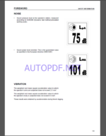 Komatsu PC128US-2 HYDRAULIC EXCAVATOR Operation and Maintenance Manual(UEAM001103)