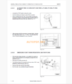 Komatsu PC3000-6 HYDRAULIC MINING EXCAVATOR Operation and Maintenance Manual (OMM 06390-D-GB-6T2-P1-1.0)