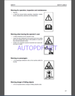 Komatsu PC290LC-11E0,PC290NLC-11E0 HYDRAULIC EXCAVATOR Operation Maintenance Manual(UENAM01592)