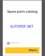 Epiroc Boltec L C Spare parts catalog