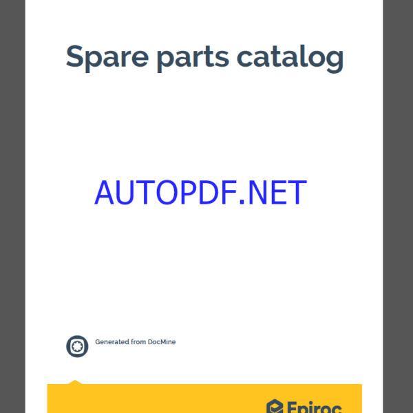 Epiroc Boltec L C Spare parts catalog