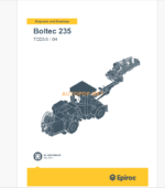 Epiroc Boltec 235 Diagrams and Drawings Manual