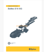 Epiroc Boltec E10 SG Diagrams and Drawings Manual