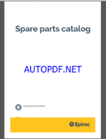 Epiroc Boltec M10 Spare parts catalog