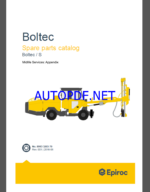 Epiroc Boltec S Spare parts catalog