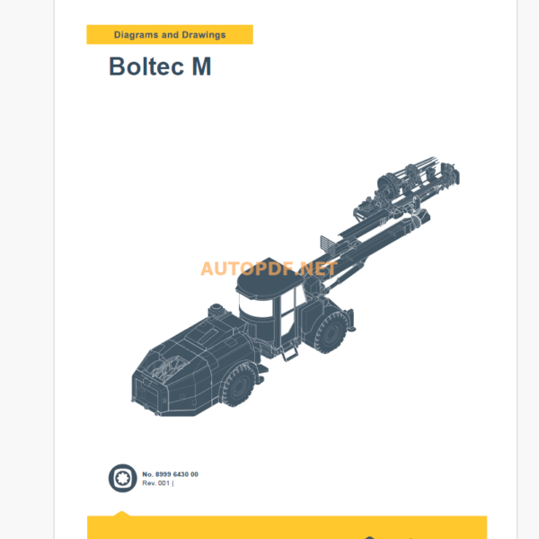 Epiroc Boltec M DİAGRAMS and Drawings Manual