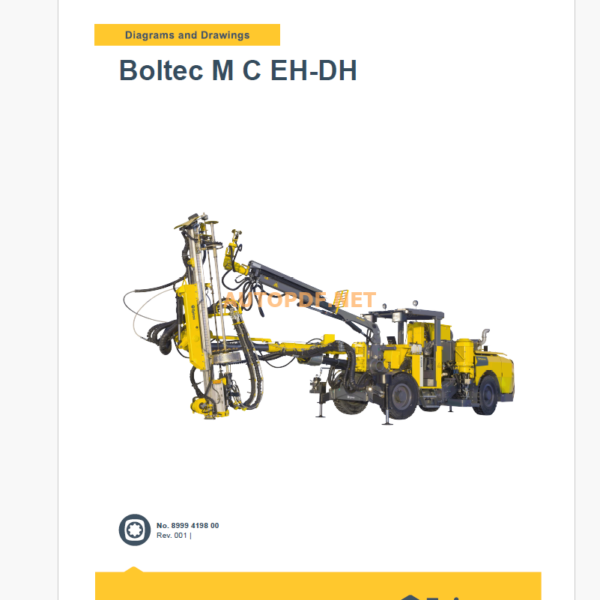 Epiroc Boltec M C EH-DH Diagrams and Drawings Manual