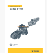 Epiroc Boltec S 10 M Diagrams and Drawings Manual