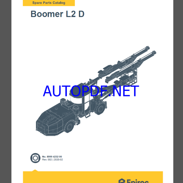 Epiroc Boomer L2 D Spare parts catalog