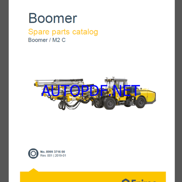 Epiroc Boomer M2 C Spare parts catalog