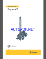 Epiroc Boyles C5 Spare parts catalog