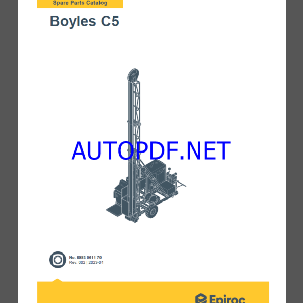 Epiroc Boyles C5 Spare parts catalog