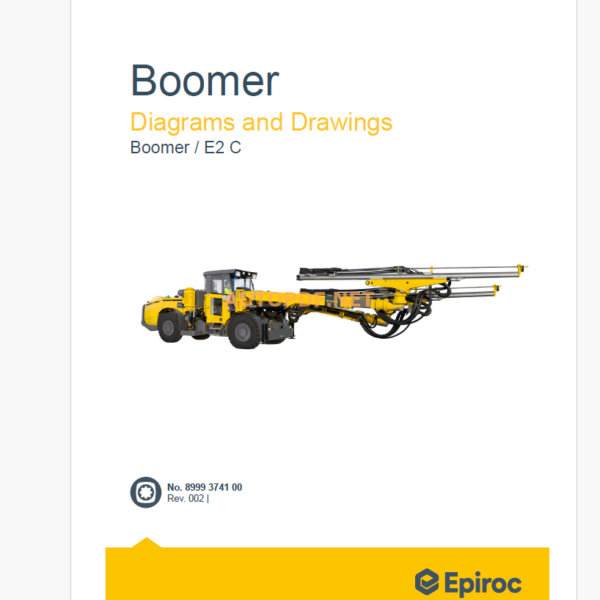 Epiroc Boomer /E2 C Diagrams and Drawings Manual