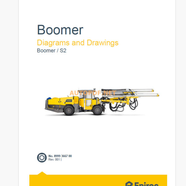 Epiroc Boomer S2 Battery Diagrams and Drawings Manual