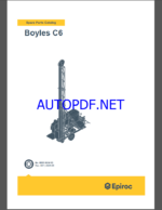 Epiroc Boyles C6 Spare parts catalog