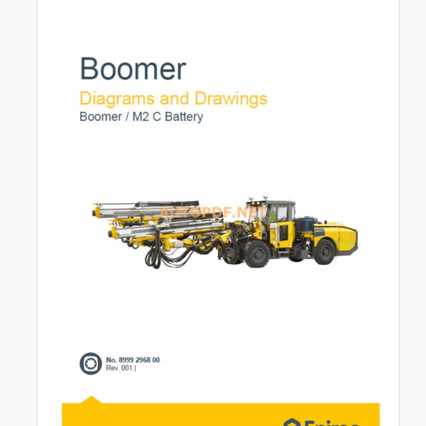 Epiroc Boomer M2 C Battery Battery Diagrams and Drawings Manual