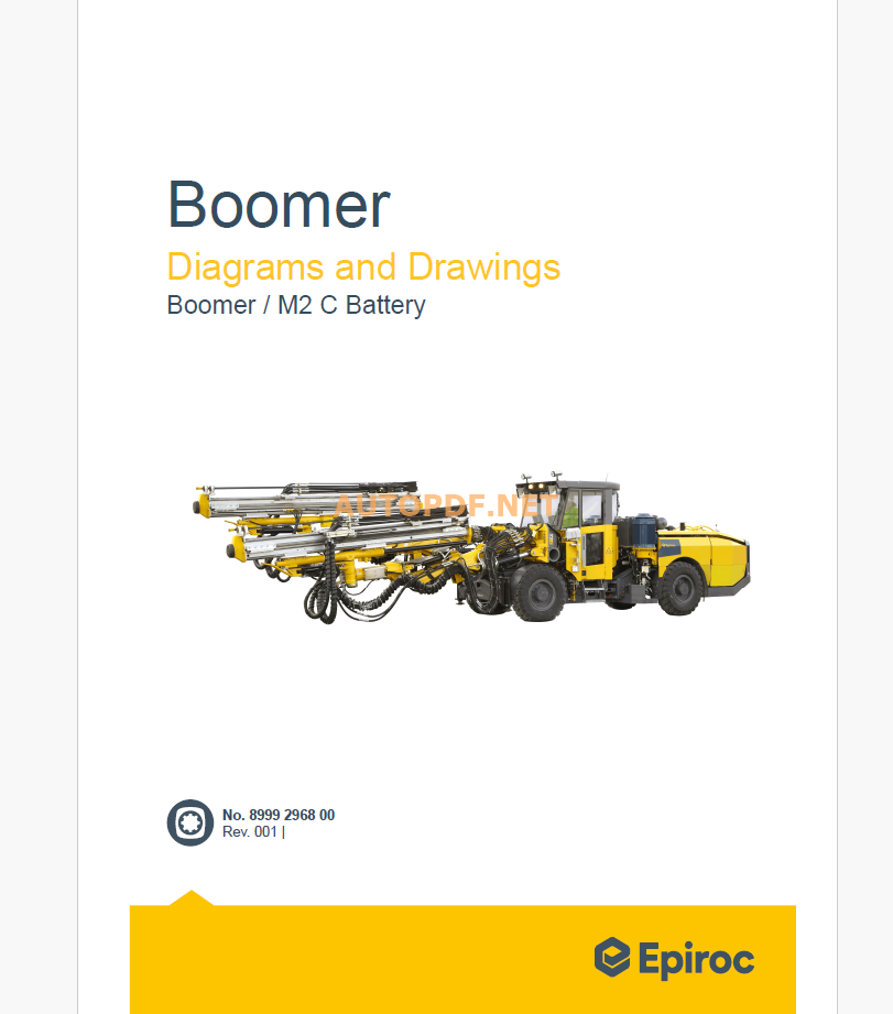 Epiroc Boomer M2 C Battery Battery Diagrams and Drawings Manual