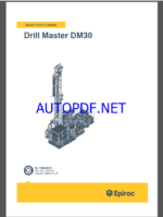 Epiroc Drill Master DM30 II XC HP SP Spare parts catalog