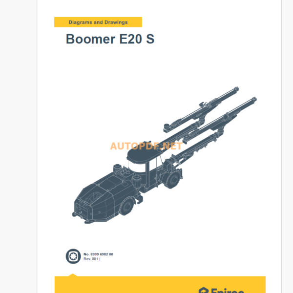 Epiroc Boomer E20 S Diagrams and Drawings Manual