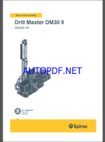 Epiroc Drill Master DM30 II HP Spare parts catalog