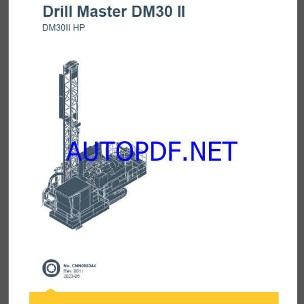 Epiroc Drill Master DM30 II HP Spare parts catalog