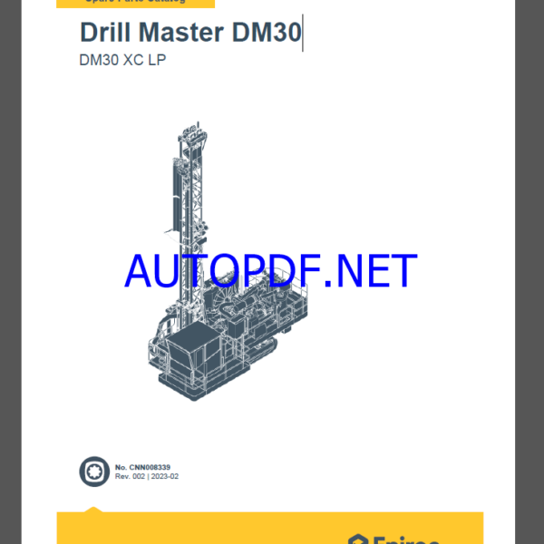 Epiroc Drill Master DM30 XC LP Spare parts catalog