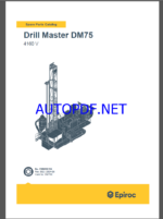 Epiroc Drill Master DM75 4160V Spare parts catalog