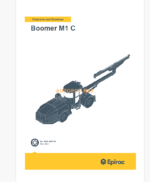 Epiroc Boomer M1 C Diagrams and Drawings Manual